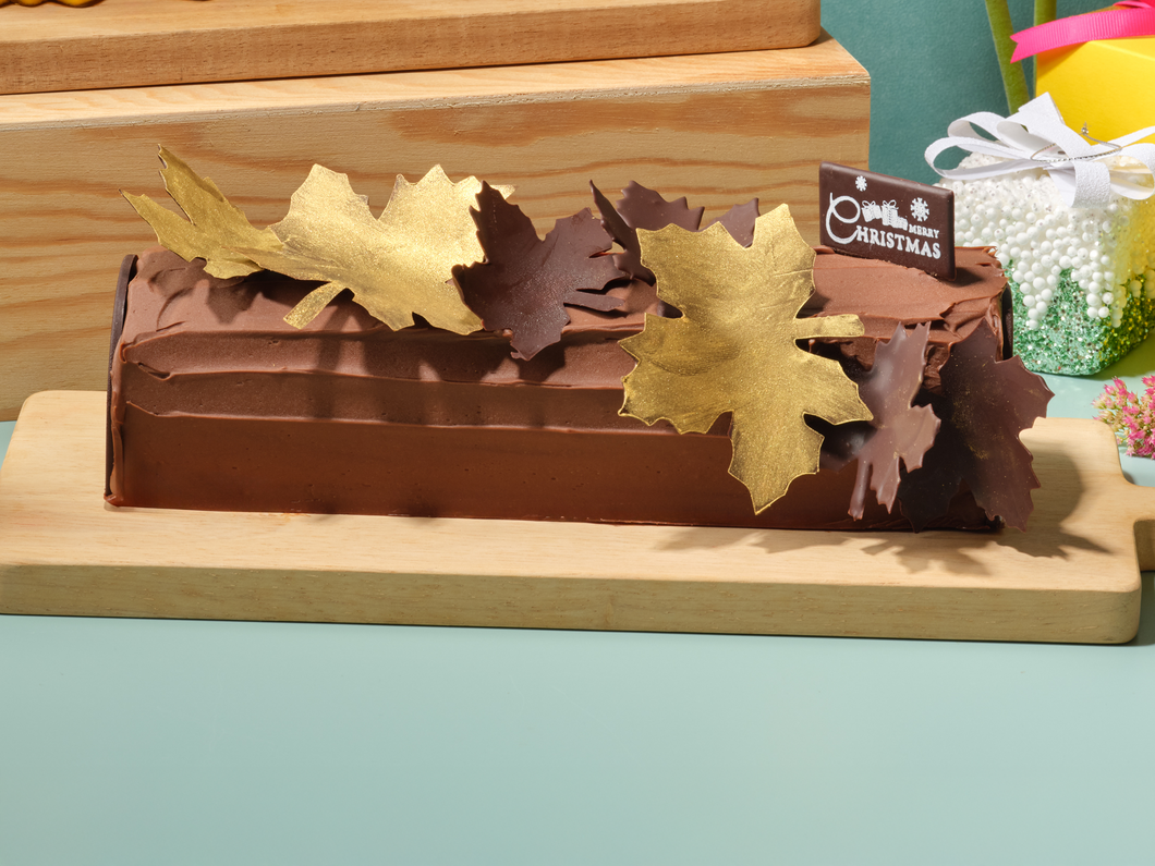 Enchanted Forest Chocolate Log Cake (1kg) - NEW!