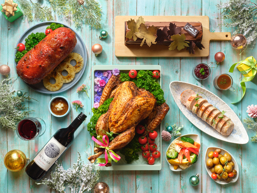 Santa's Summer Bundle with a Bottle of Red Wine - Bestseller!