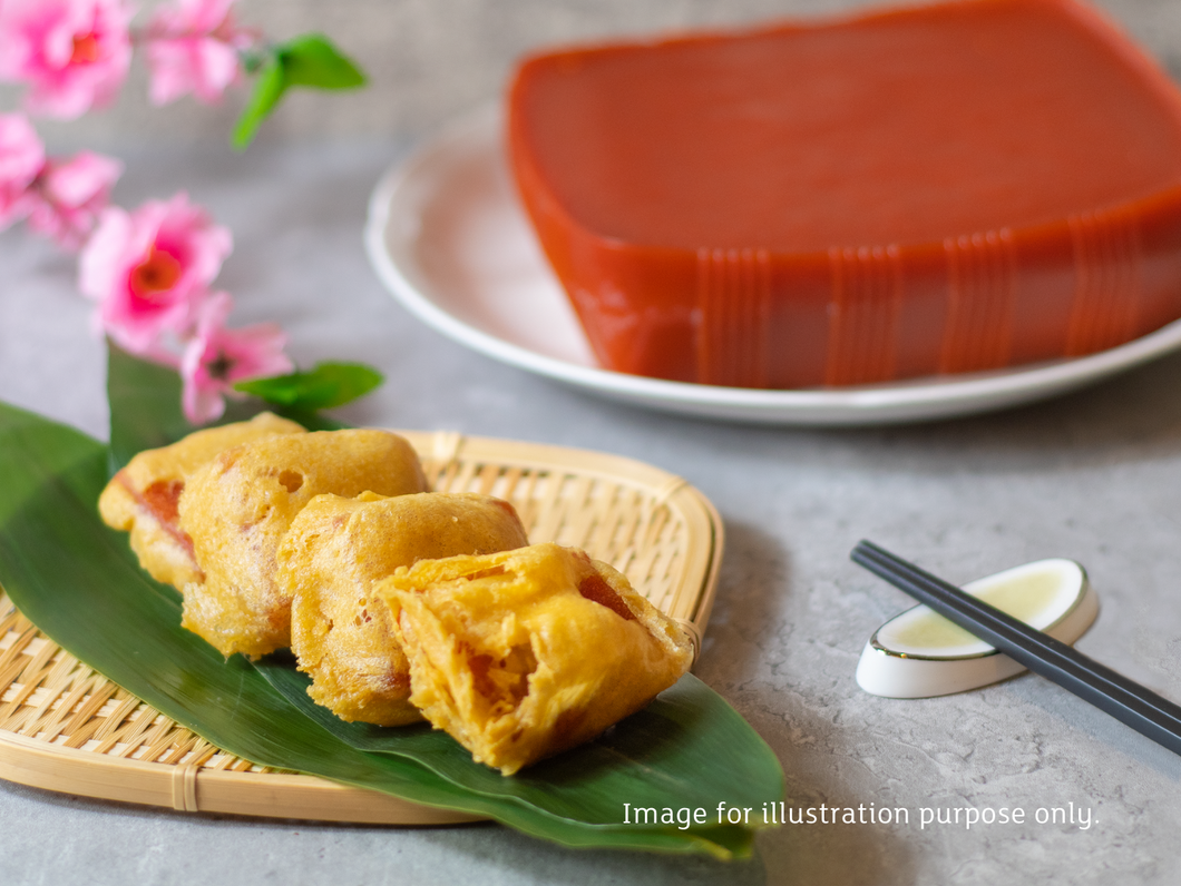 Nian Gao with Coconut Sauce